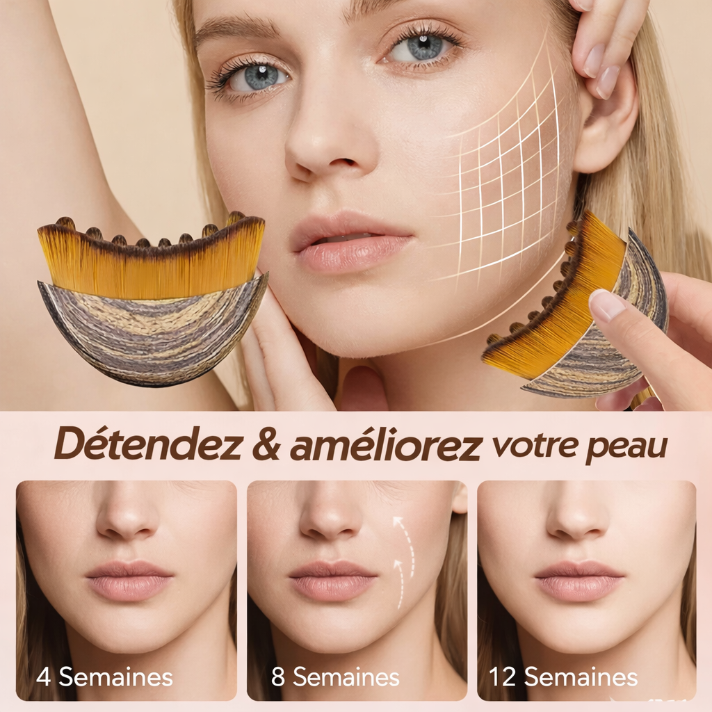 Brosse Visage Drainante Éclat Naturel