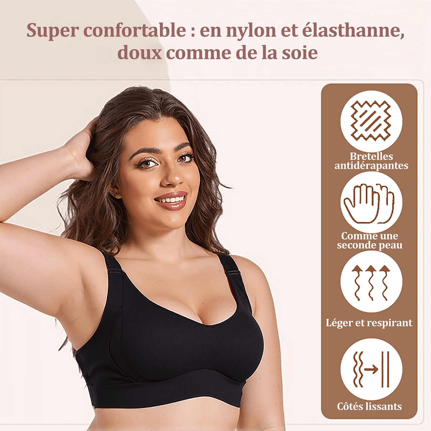 Soutien-gorge sans armature – Confort ultime & maintien parfait