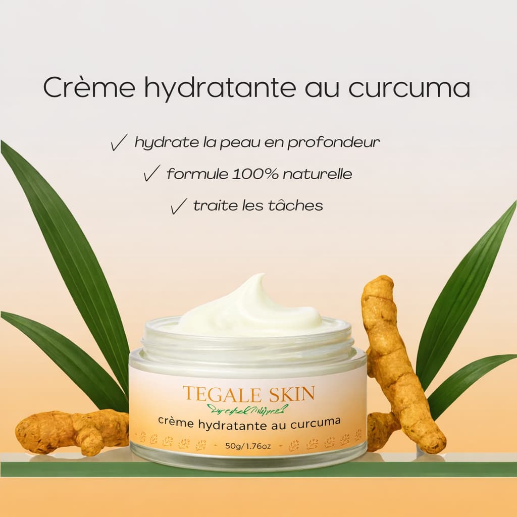 Crème hydratante au Curcuma