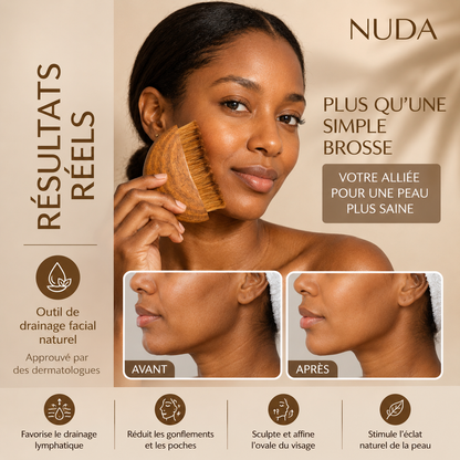 Brosse Visage Drainante Éclat Naturel