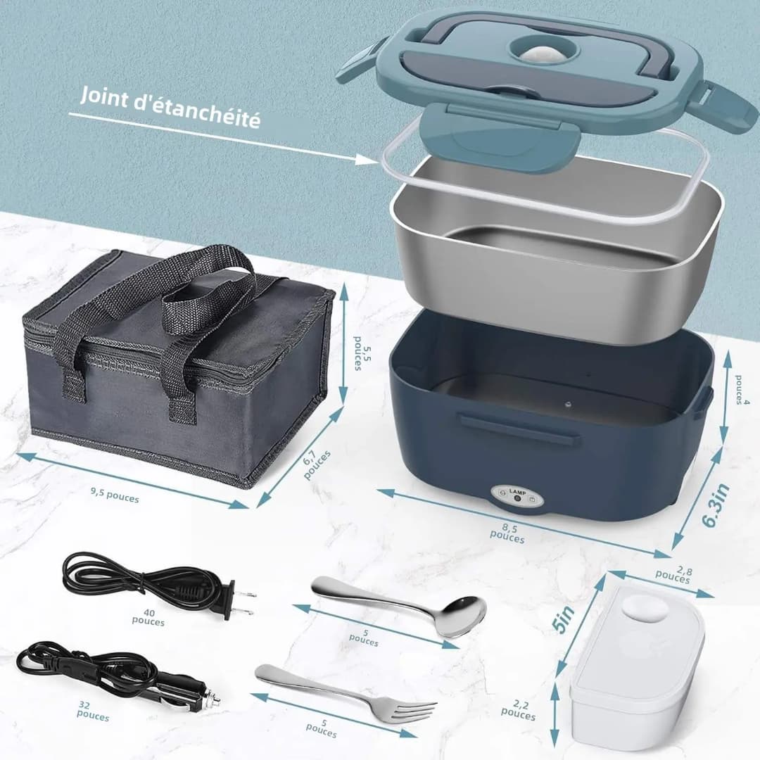 Lunch Box Chauffante – Repas Chaud, Partout, Tout le Temps