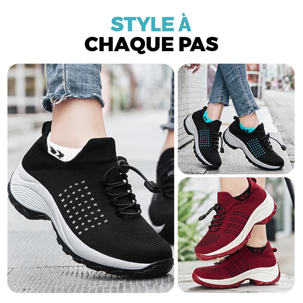 Sneaker orthopédique Respirante - Confort & Soulagement de la douleur